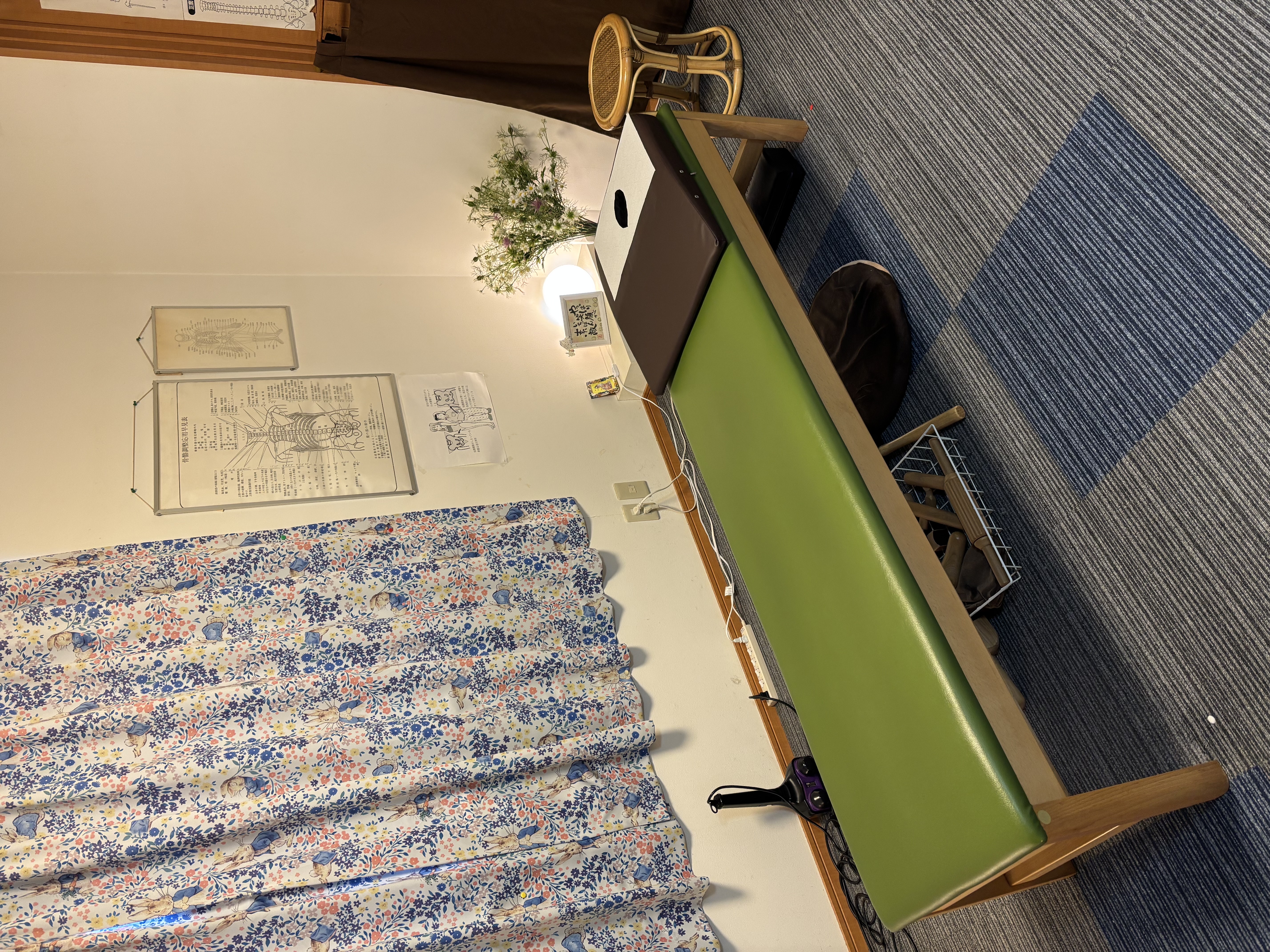 ともえ整体療術院の施術室